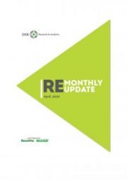 Monthly update- renewable sector (Utility scale solar, wind)