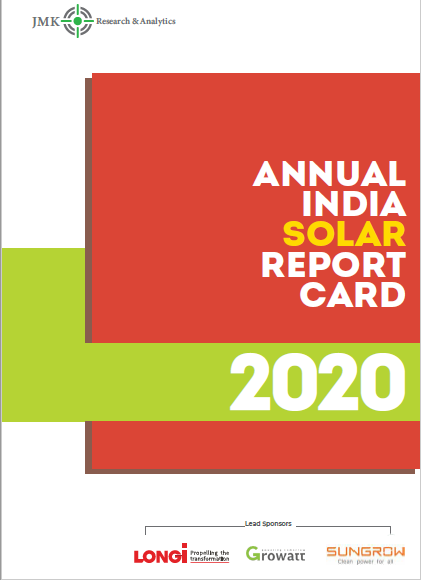 Annual India SolarReport Card- FY2020-renewable energy