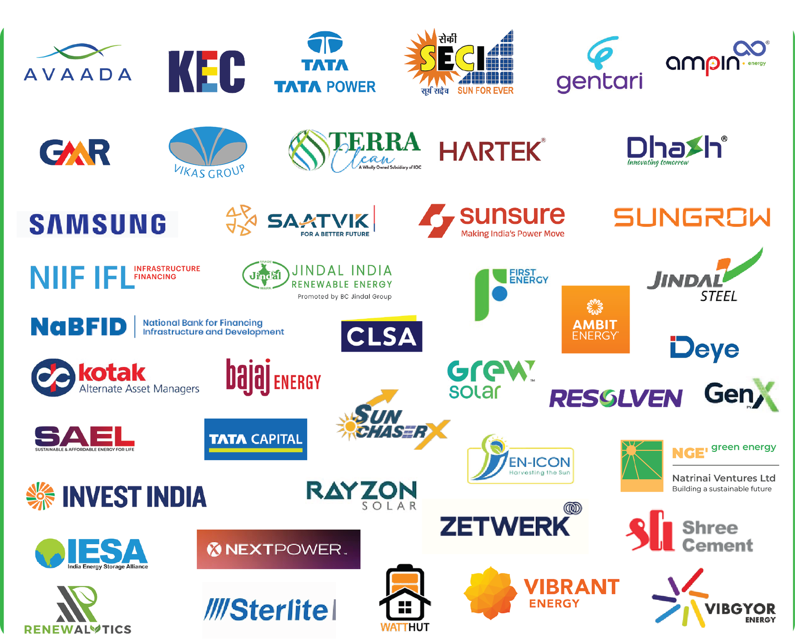Companies participating logos