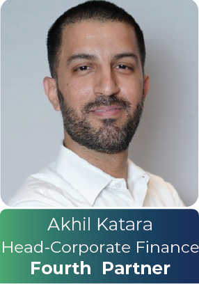 Akhil Katara — Head, Corporate Finance, Fourth Partner